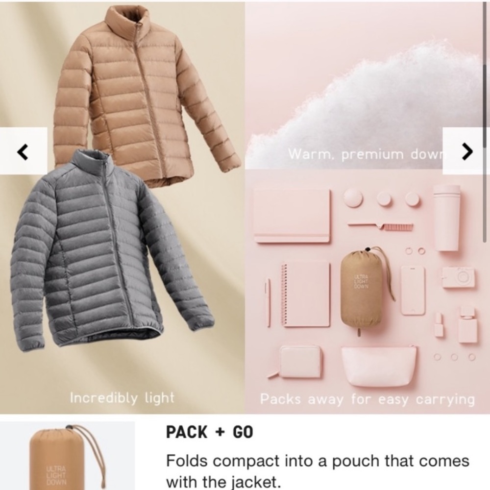 Uniqlo Down Lightweight Padded Collapsable Jacket - Picture 12 of 16